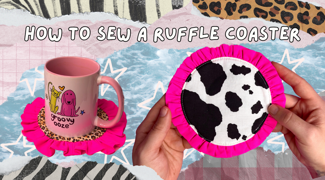 DIY Ruffle Coaster - Easy Step-by-Step Instructions