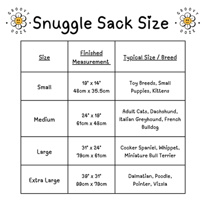 Pet Snuggle Sack PDF Sewing Pattern