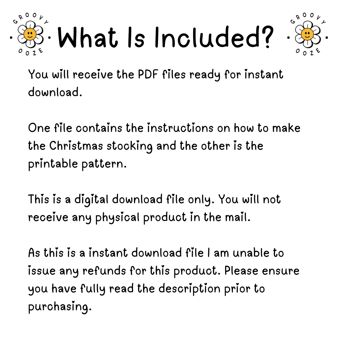 DIY Ruffle Christmas Stocking Sewing Pattern