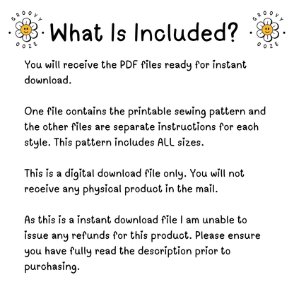 Zipper Pouch PDF Sewing Pattern - 4 Sizes Multiple Styles - For Kindles / E-Readers / iPads / Books