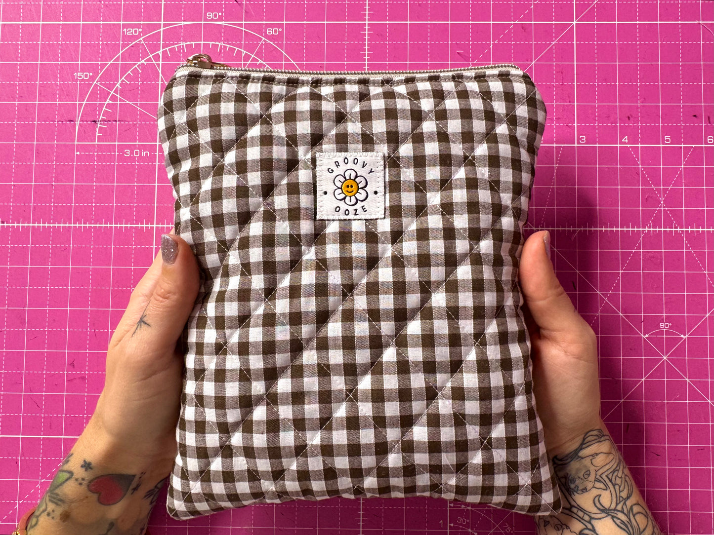 Zipper Pouch PDF Sewing Pattern - 4 Sizes Multiple Styles - For Kindles / E-Readers / iPads / Books